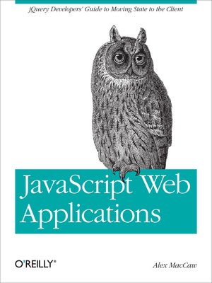 cover image of JavaScript Web Applications